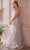 Andrea and Leo - A1023 Cold Shoulder A-Line Prom Dress Mother of the Bride Dresses 14 / Silver