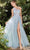 Andrea and Leo A1053 - Floral Embroidered Strapless Prom Dress Prom Dresses 6 / Blush