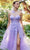 Andrea and Leo A1053 - Floral Embroidered Strapless Prom Dress Prom Dresses 6 / Blush