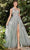 Andrea and Leo A1053 - Floral Embroidered Strapless Prom Dress Prom Dresses 6 / Blush