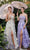 Andrea and Leo A1138 - Floral A-Line Evening Dress Evening Dresses 2 / Lavender