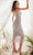 Andrea and Leo A1190 - Sweetheart Crystal Drip Cocktail Dress Cocktail Dresses 8 / Silver