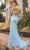 Andrea and Leo A1211 - Strapless Plunging Neck Prom Gown Evening Dresses 12 / Black