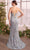 Andrea and Leo A1393 - Floral Beaded Spaghetti Strap Prom Gown Special Occasion Dress