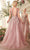 Andrea and Leo A1394 - Multicolored Lace Bodice A-Line Prom Gown Special Occasion Dress