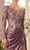 Andrea and Leo A1403 - Long Sleeve Appliqued Bodice Prom Gown Special Occasion Dress