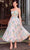 Andrea and Leo A1406 - Floral Applique Sweetheart Tea-Length Dress Special Occasion Dress