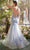 Andrea and Leo A1429 - Shimmering Floral Applique Mermaid Evening Gown Special Occasion Dress