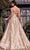 Andrea and Leo A1466 - Floral Print Off Shoulder Prom Gown Special Occasion Dress