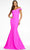 Ashley Lauren 11118 - Off Shoulder Evening Gown Evening Dresses 0 / Fuchsia