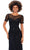 Ashley Lauren 11215 - Beaded Illusion Scoop Formal Gown Mother Of The Bride Dresses 12 / Black