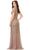 Ashley Lauren 11215 - Beaded Illusion Scoop Formal Gown Mother Of The Bride Dresses 12 / Black