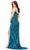 Ashley Lauren 11236 - Sequin High Slit Prom Gown Prom Dresses