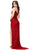 Ashley Lauren 11236 - Sequin High Slit Prom Gown Prom Dresses