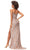 Ashley Lauren 11236 - Sequin High Slit Prom Gown Prom Dresses