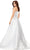 Ashley Lauren 11336 - One-Shoulder A-Line Evening Gown Prom Dresses 14 / Ivory