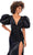 Ashley Lauren 11379 - V-Neck Puff Sleeve Prom Gown Prom Dresses 12 / Black