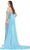 Ashley Lauren 11404 - Strapless Beaded Evening Dress Evening Dresses 0 / Sky