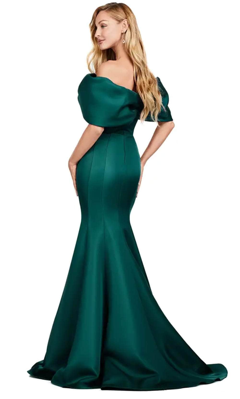Ashley Lauren 11213 - Asymmetrical Overlay Evening Gown – Couture Candy