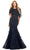 Ashley Lauren 11431 - Jewel Neck Beaded Evening Gown Prom Dresses 0 / Twilight