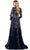 Ashley Lauren 11435 - Beaded Long Sleeve Evening Dress Evening Dresses