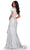 Ashley Lauren 11463 - Feather Sleeve Sequin Prom Dress Prom Dresses