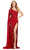 Ashley Lauren 11486 - Fully Beaded Prom Dress with Slit Prom Dresses