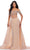 Ashley Lauren 11636 - Long Sleeve Fully Beaded Prom Gown Prom Dresses 0 / Nude