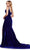 Ashley Lauren 11653 - Rhinestone Embellished V-Neck Prom Dress Prom Dresses