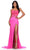 Ashley Lauren 11690 - Bead Embellished Corset Prom Dress Prom Dresses 6 / Nude