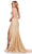 Ashley Lauren 11690 - Bead Embellished Corset Prom Dress Prom Dresses 6 / Nude