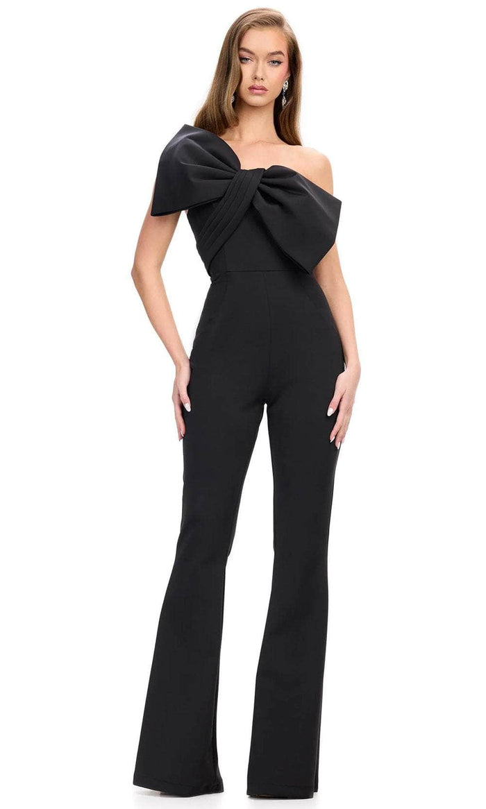 Ashley Lauren 11703 - Strapless Oversized Bow Detailed Jumpsuit Special Occasion Dress