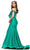 Ashley Lauren 11708 - One-Shoulder with Cascading Ruffle Evening Gown Special Occasion Dress