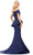 Ashley Lauren 11710 - Peplum Waist Mermaid Evening Gown Prom Dresses