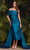 Ashley Lauren 11727 - Asymmetric Evening Gown with Overskirt Prom Dresses