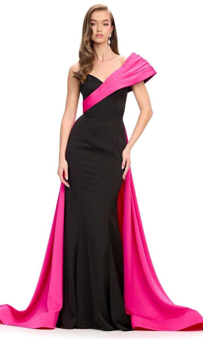 Ashley Lauren 11735 - One-Shoulder A-Line Evening Gown Special Occasion Dress