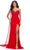 Ashley Lauren 11736 - Ruched Detail One Shoulder Evening Gown Special Occasion Dress