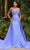 Ashley Lauren 11767 - Off Shoulder Organza Prom Gown Prom Dresses 0 / Periwinkle