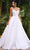 Ashley Lauren 11769 - Beaded Trim Sleeveless Evening Gown Prom Dresses 00 / White