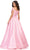 Ashley Lauren 11771 - Straight Neckline Flower Detail Evening Gown Special Occasion Dress