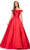 Ashley Lauren 11771 - Straight Neckline Flower Detail Evening Gown Special Occasion Dress