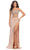 Ashley Lauren 11830 - Scoop Beaded See-Through Evening Gown Special Occasion Dress