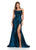 Ashley Lauren 11832 - Metallic Ruched Scoop Neck Prom Dress Special Occasion Dress