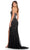 Ashley Lauren 11867 - Bead Encrusted High Slit Prom Dress Special Occasion Dress