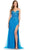 Ashley Lauren 11867 - Bead Encrusted High Slit Prom Dress Special Occasion Dress