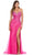 Ashley Lauren 11867 - Bead Encrusted High Slit Prom Dress Special Occasion Dress