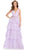 Ashley Lauren 11894 - Plunging V-Neck Tiered A-Line Prom Dress Special Occasion Dress