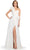 Ashley Lauren 11969 - Feather Accent One Shoulder Prom Dress Special Occasion Dress