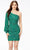 Ashley Lauren 4497 - Asymmetric Beaded Cocktail Dress Cocktail Dresses 8 / Candy Pink