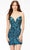 Ashley Lauren 4500 - Strapless Sequined Cocktail Dress Cocktail Dresses